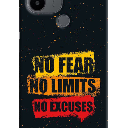 No Fear No Limits No Excuse Redmi A1+/A2+ Back Cover