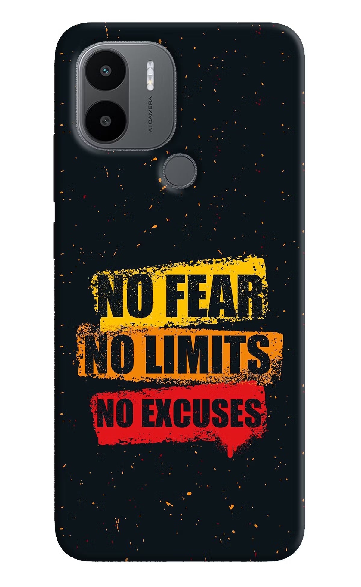 No Fear No Limits No Excuse Redmi A1+/A2+ Back Cover