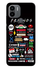 FRIENDS Redmi A1+/A2+ Back Cover