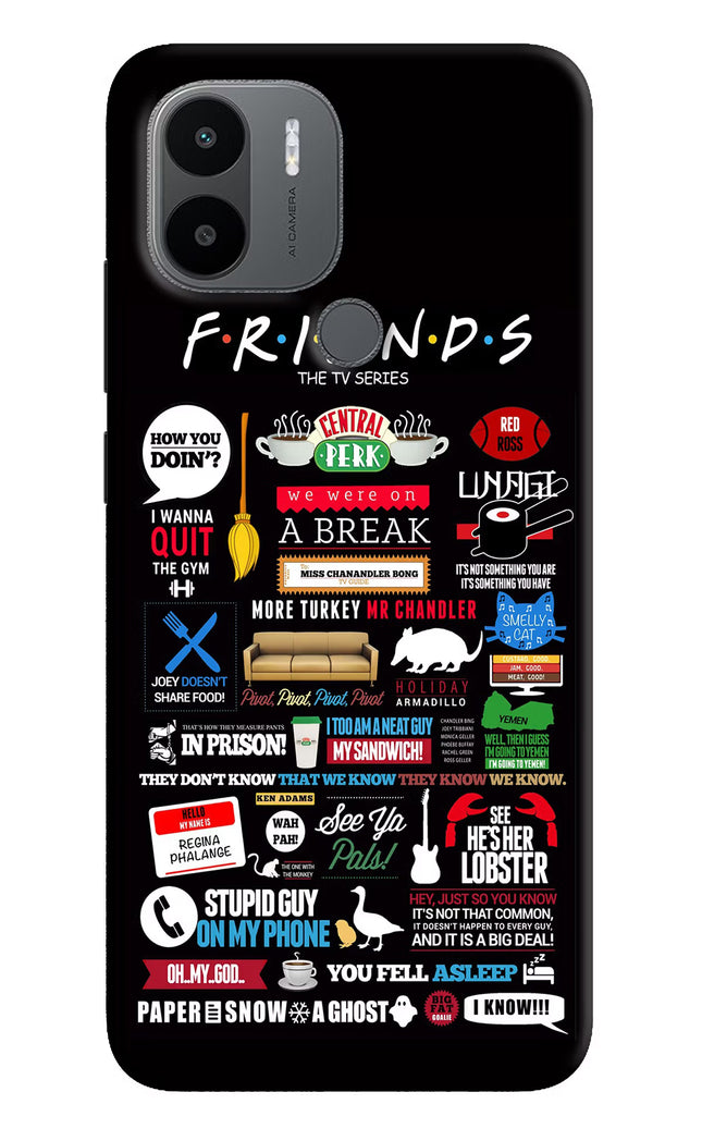 FRIENDS Redmi A1+/A2+ Back Cover