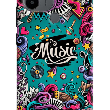 Music Graffiti Redmi A1+/A2+ Back Cover