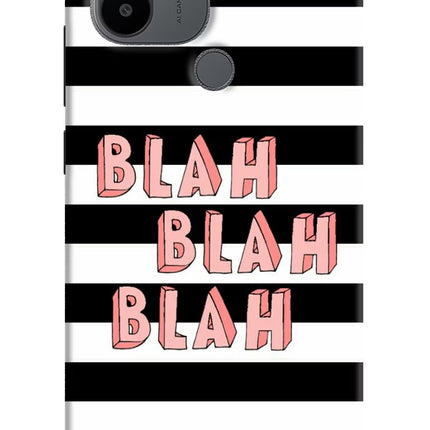 Blah Blah Blah Redmi A1+/A2+ Back Cover