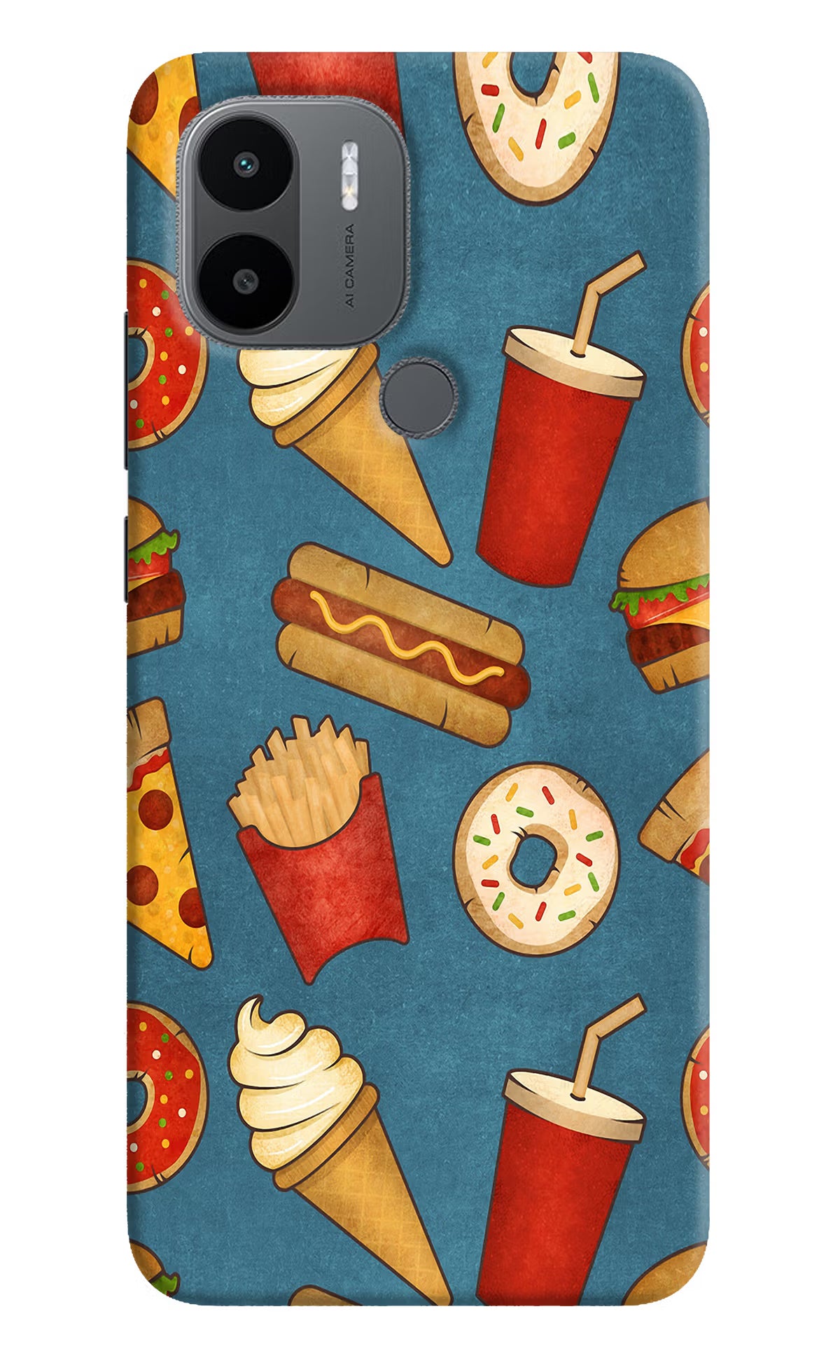 Foodie Redmi A1+/A2+ Back Cover