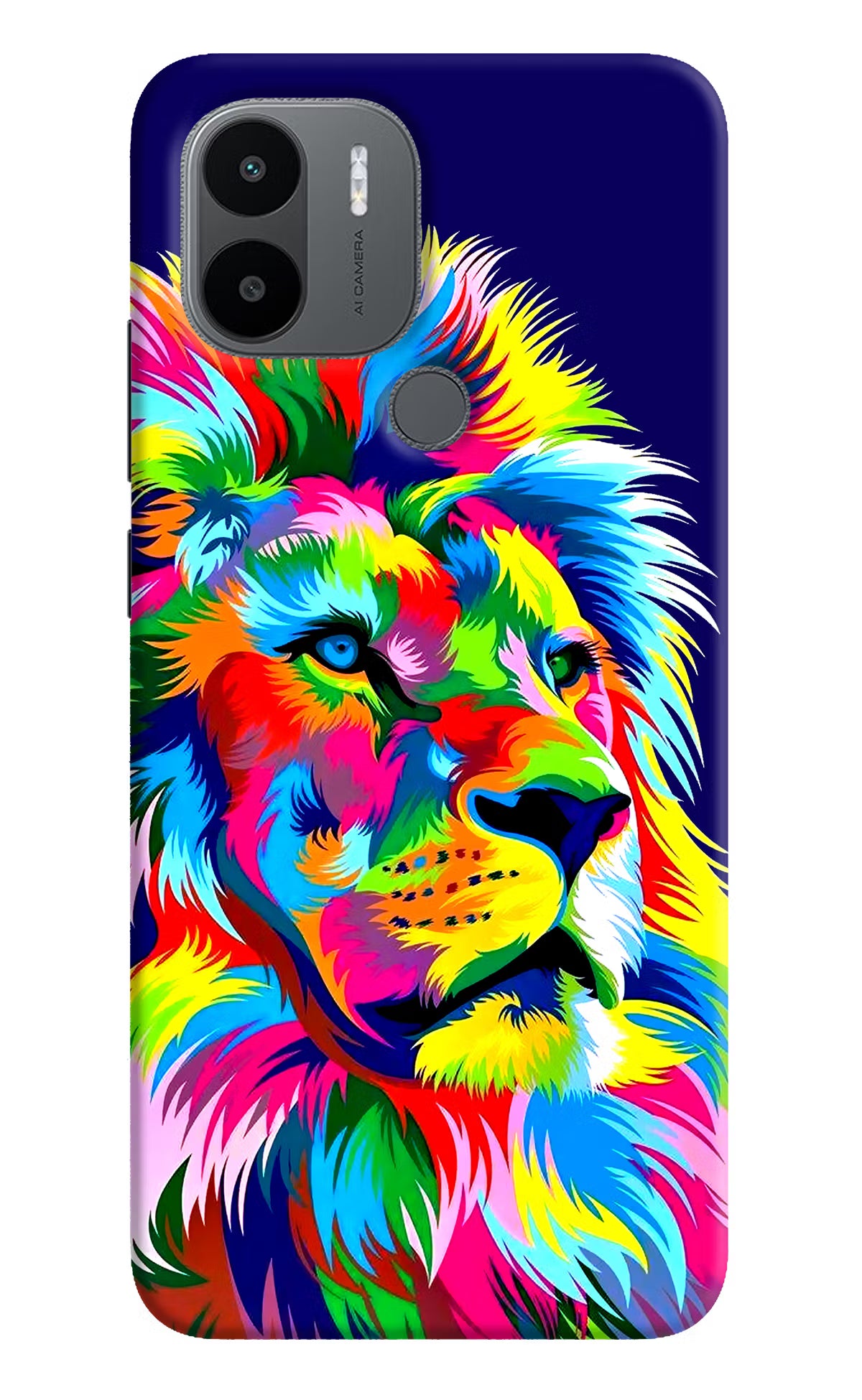 Vector Art Lion Redmi A1+/A2+ Back Cover