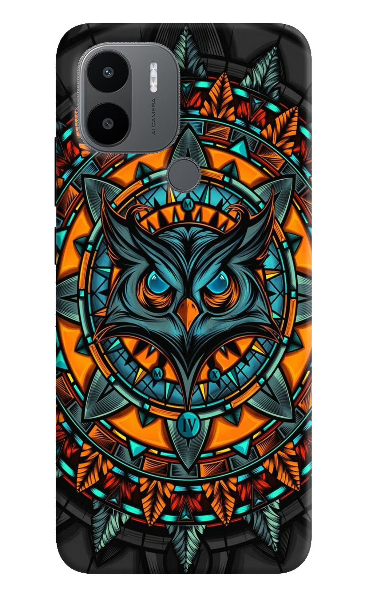 Angry Owl Art Redmi A1+/A2+ Back Cover