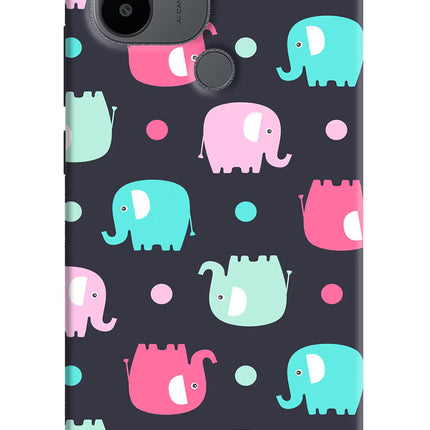 Elephants Redmi A1+/A2+ Back Cover