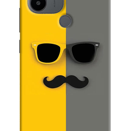 Sunglasses with Mustache Redmi A1+/A2+ Back Cover