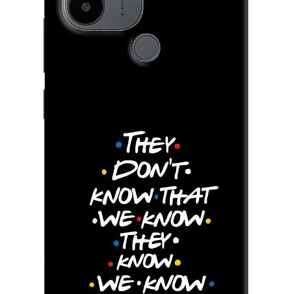 FRIENDS Dialogue Redmi A1+/A2+ Back Cover