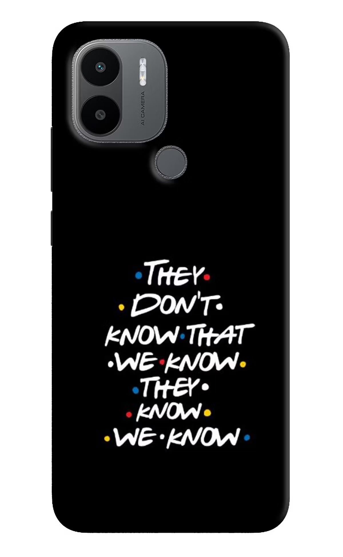 FRIENDS Dialogue Redmi A1+/A2+ Back Cover