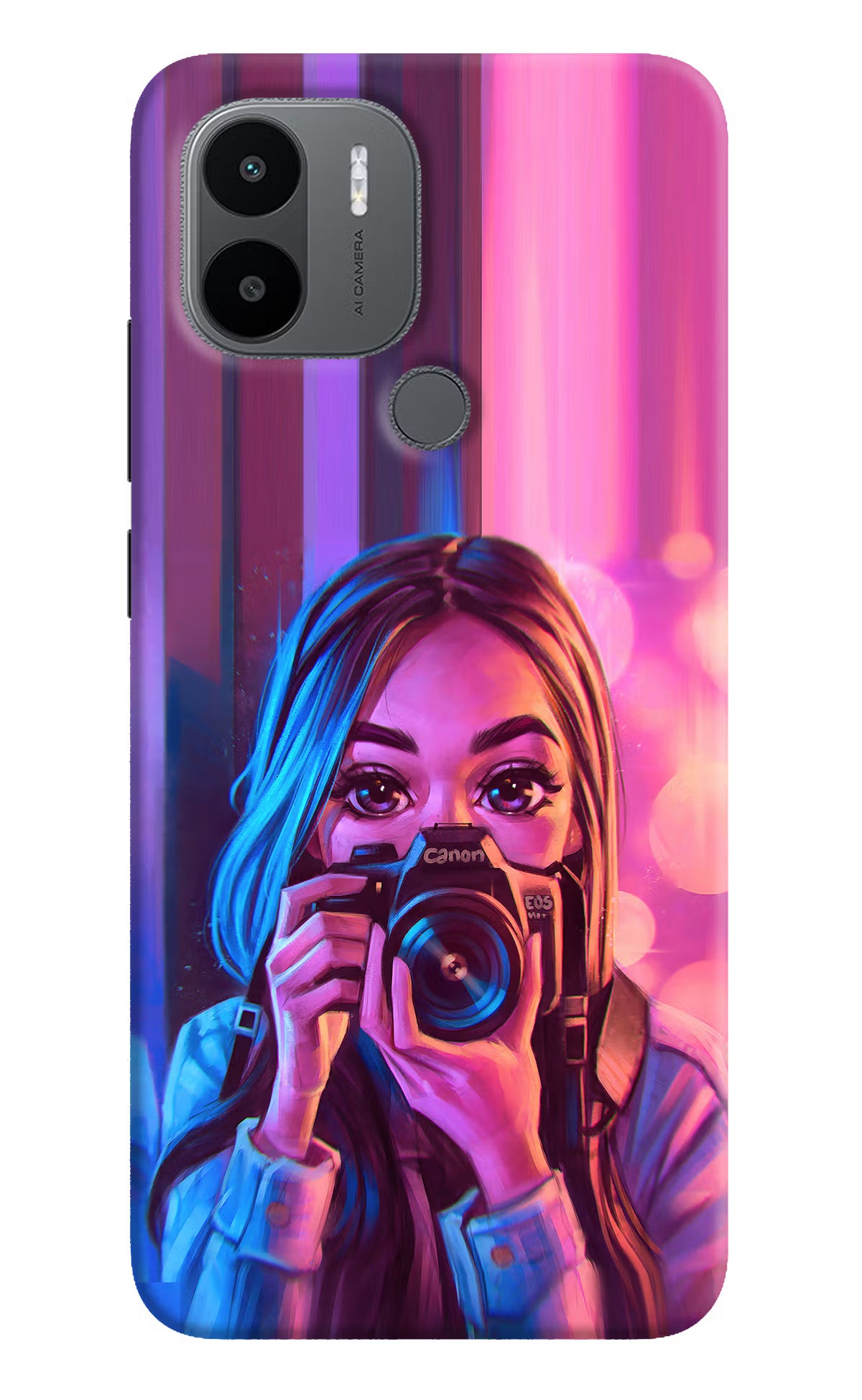 Girl Photographer Redmi A1+/A2+ Back Cover