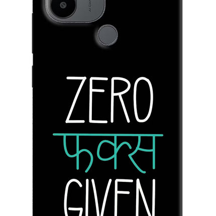 Zero Fucks Given Redmi A1+/A2+ Back Cover