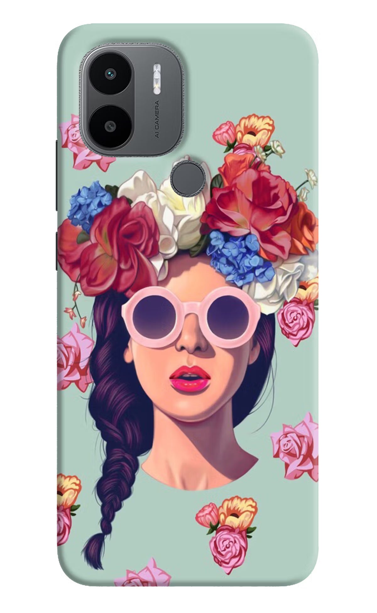 Pretty Girl Redmi A1+/A2+ Back Cover
