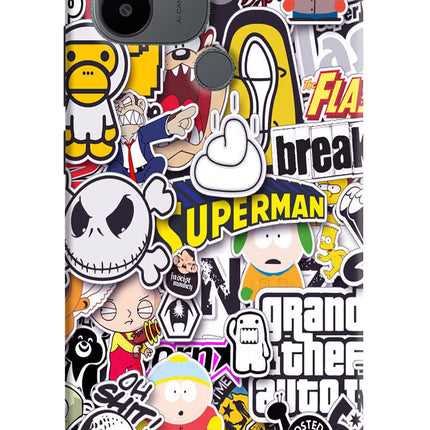 Sticker Bomb Redmi A1+/A2+ Back Cover