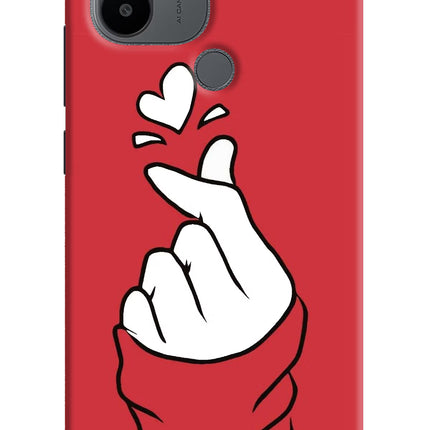 Korean Love Sign Redmi A1+/A2+ Back Cover