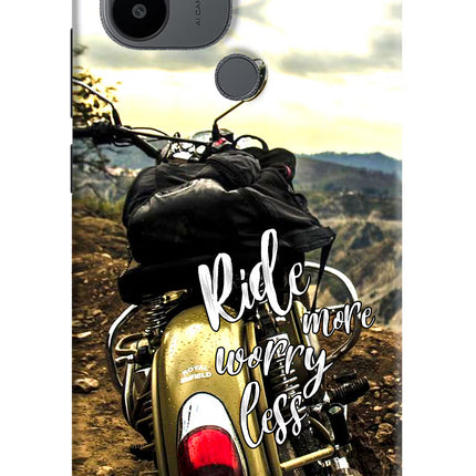 Ride More Worry Less Redmi A1+/A2+ Back Cover