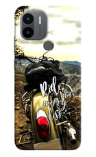 Ride More Worry Less Redmi A1+/A2+ Back Cover