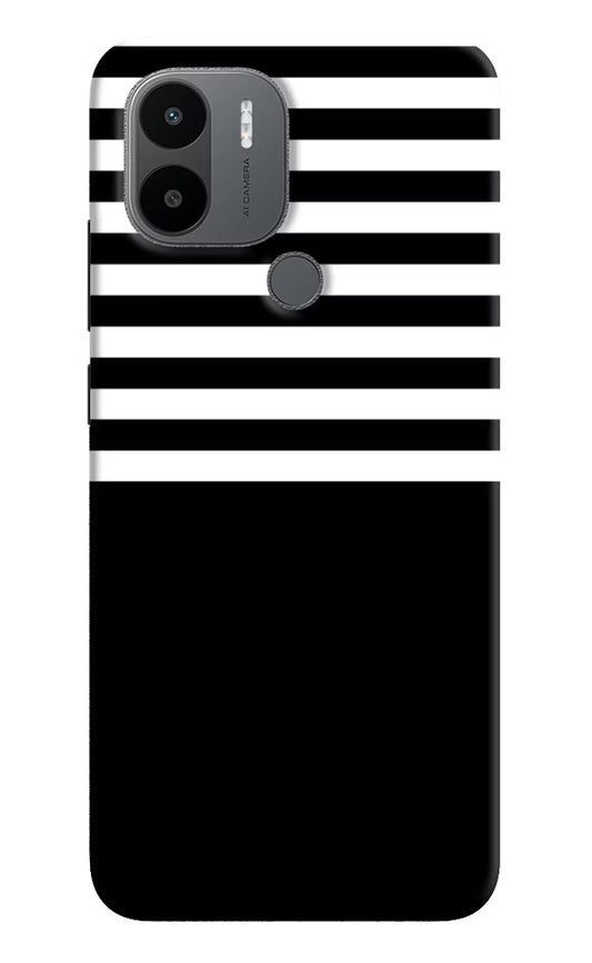 Black and White Print Redmi A1+/A2+ Back Cover