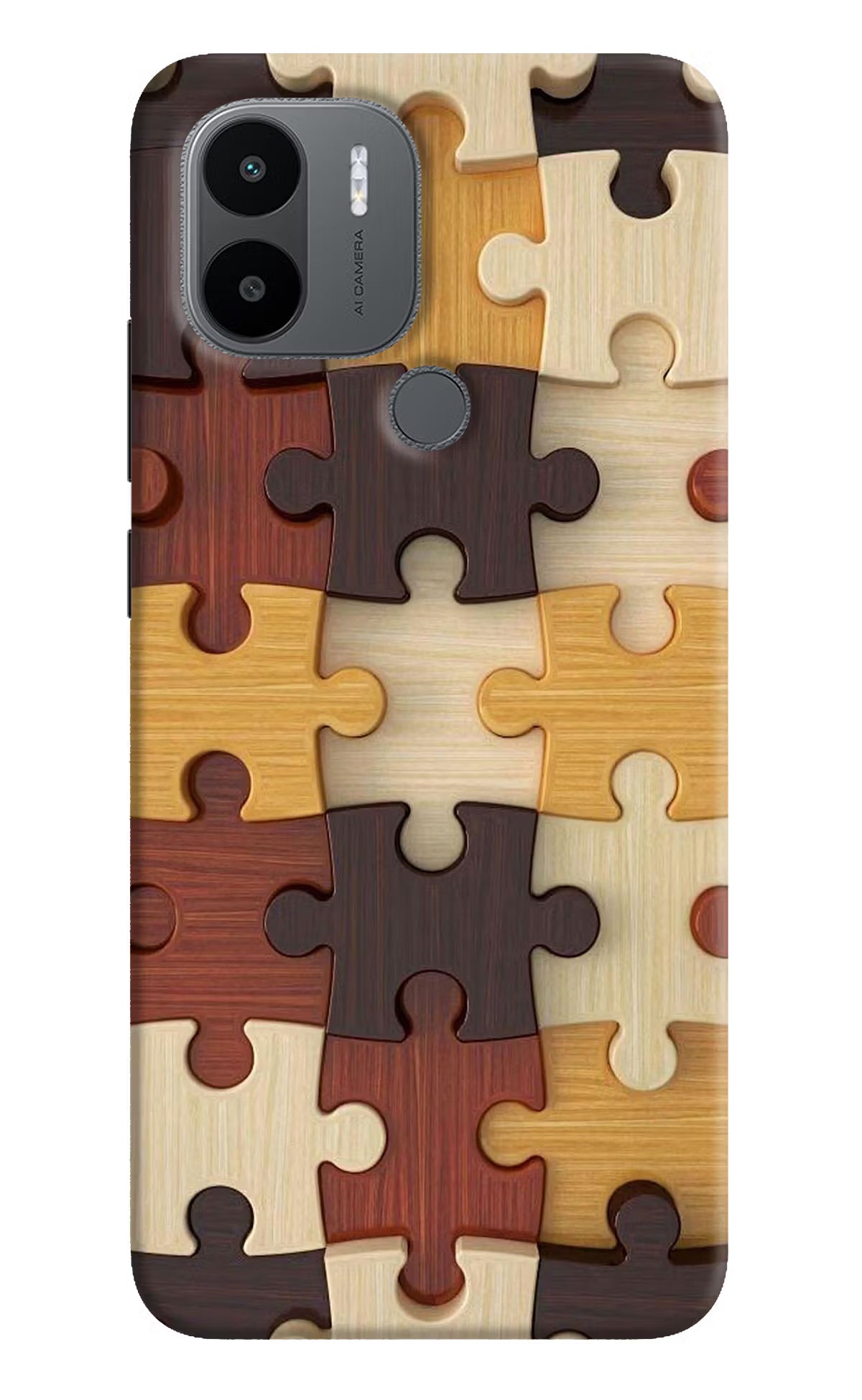 Wooden Puzzle Redmi A1+/A2+ Back Cover