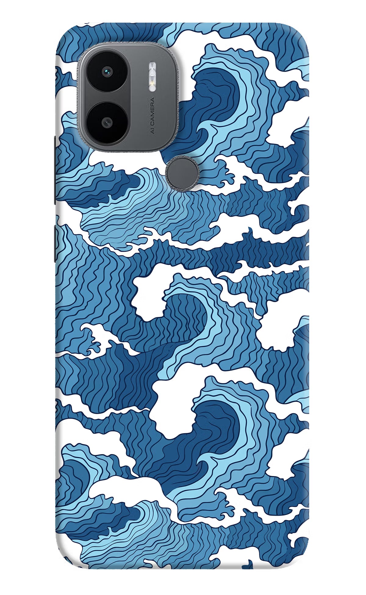 Blue Waves Redmi A1+/A2+ Back Cover
