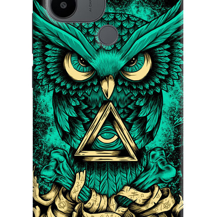 Green Owl Redmi A1+/A2+ Back Cover