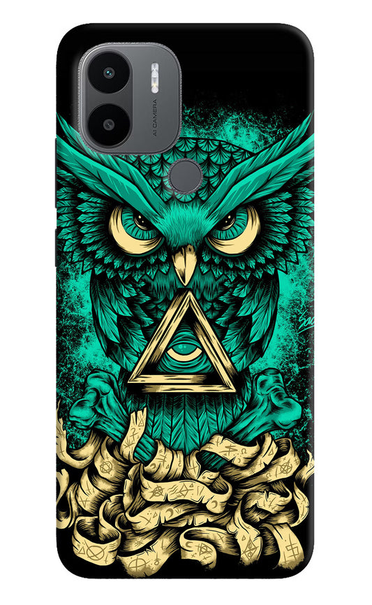 Green Owl Redmi A1+/A2+ Back Cover