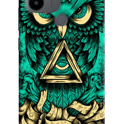 Green Owl Redmi A1+/A2+ Back Cover