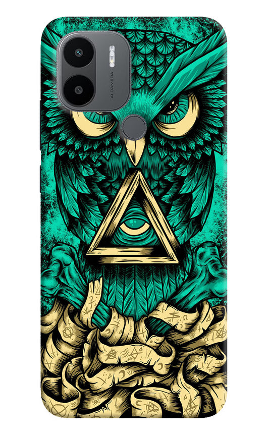 Green Owl Redmi A1+/A2+ Back Cover