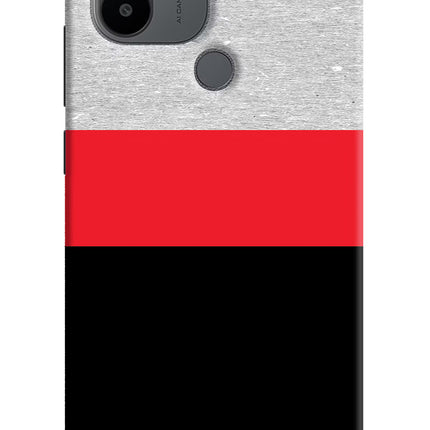 Tri Color Pattern Redmi A1+/A2+ Back Cover
