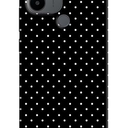 White Dots Redmi A1+/A2+ Back Cover