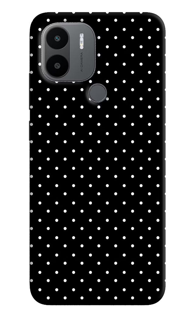White Dots Redmi A1+/A2+ Back Cover