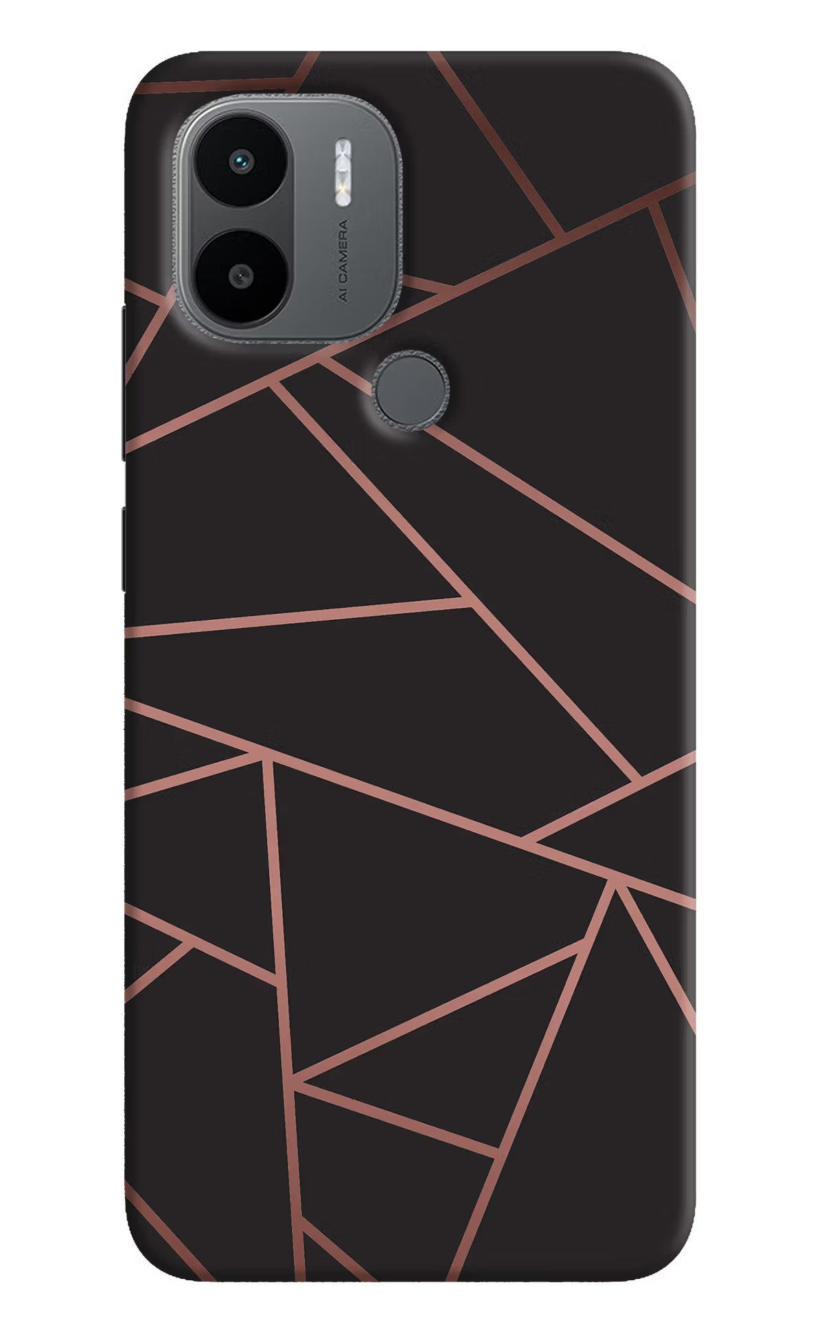 Geometric Pattern Redmi A1+/A2+ Back Cover