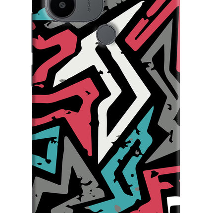 Geometric Graffiti Redmi A1+/A2+ Back Cover