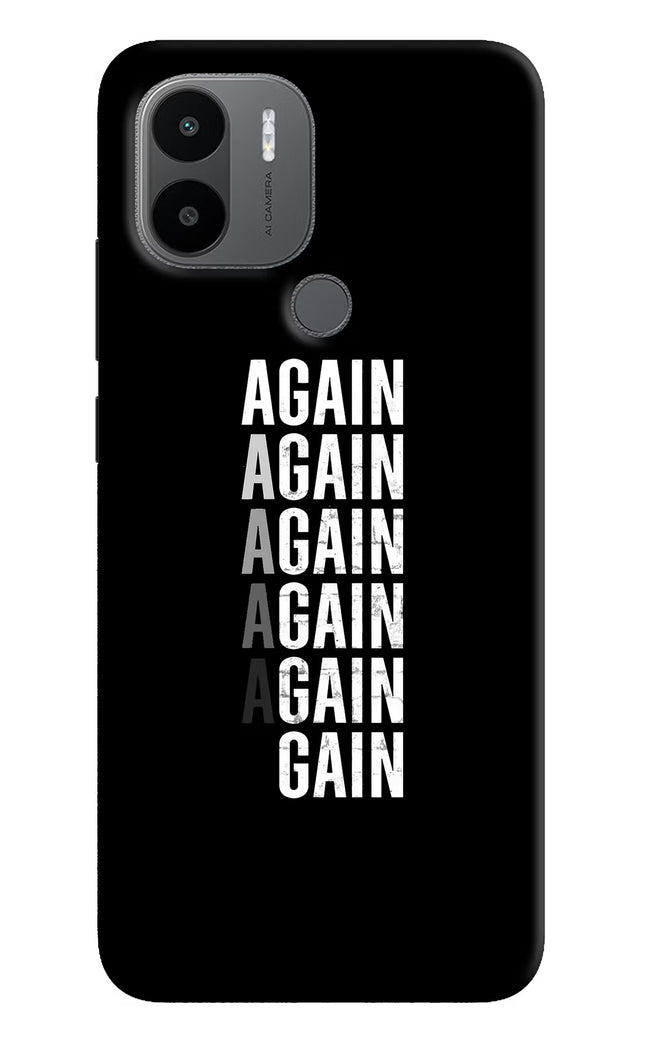 Again Again Gain Redmi A1+/A2+ Back Cover