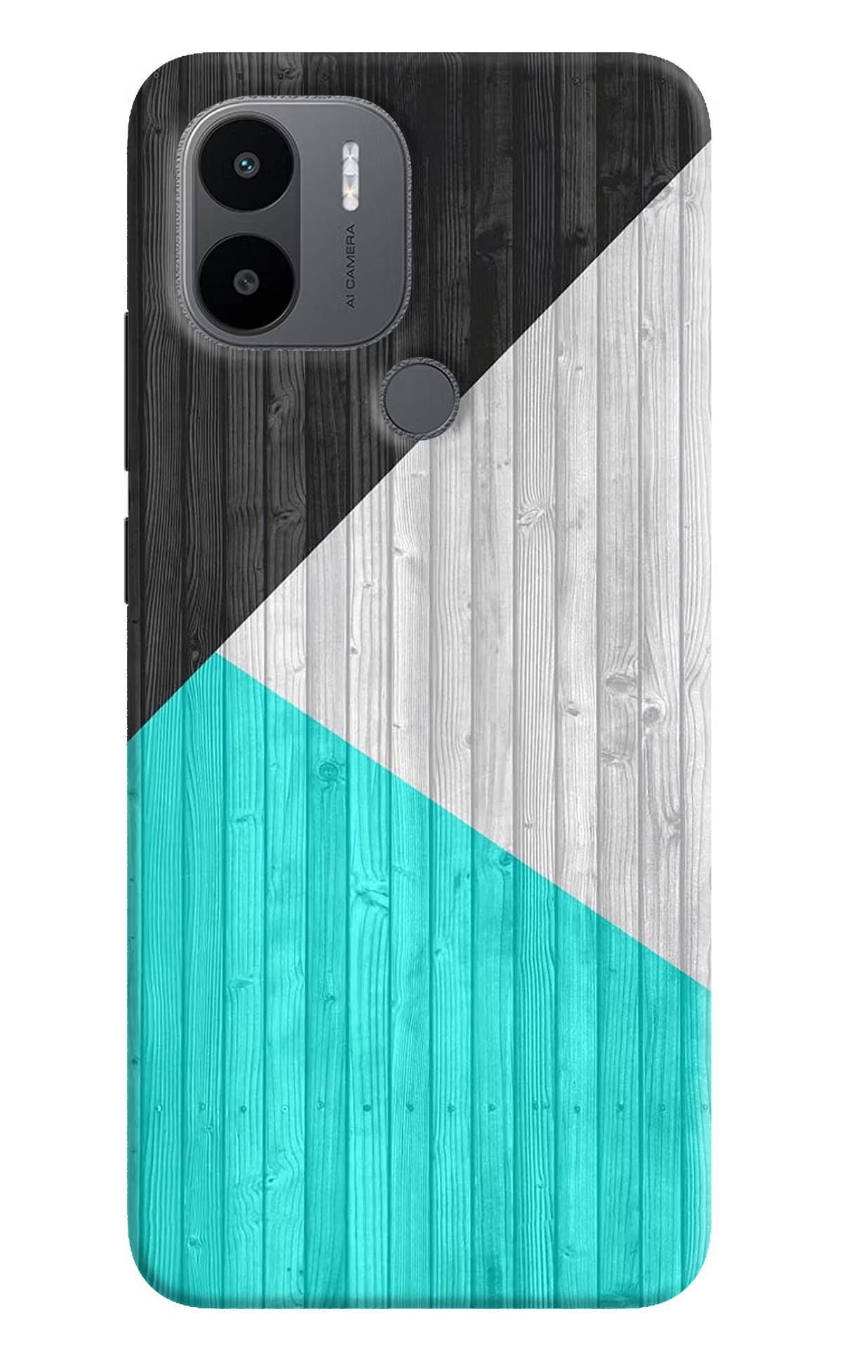 Wooden Abstract Redmi A1+/A2+ Back Cover
