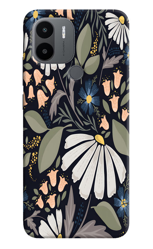 Flowers Art Redmi A1+/A2+ Back Cover