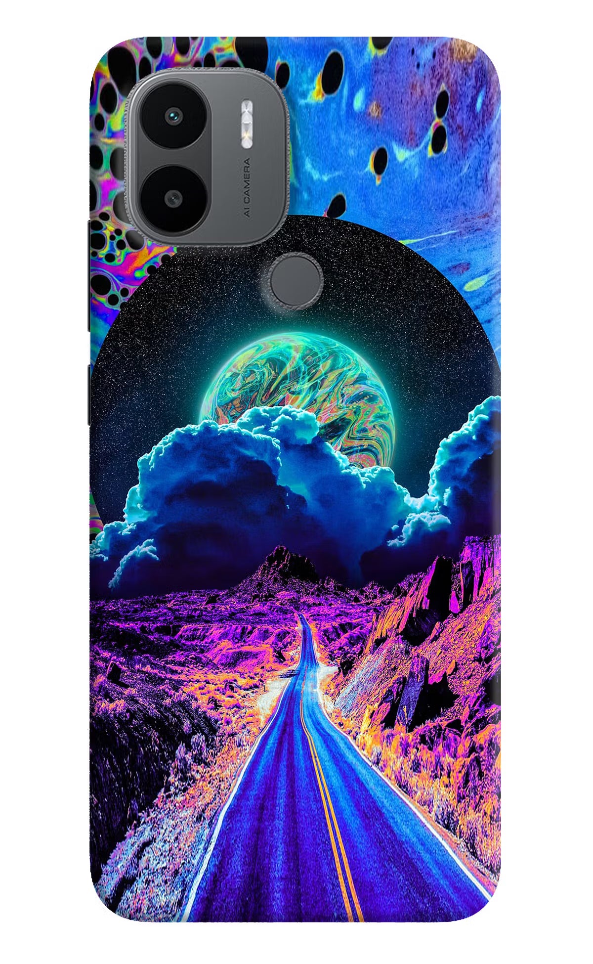 Psychedelic Painting Redmi A1+/A2+ Back Cover