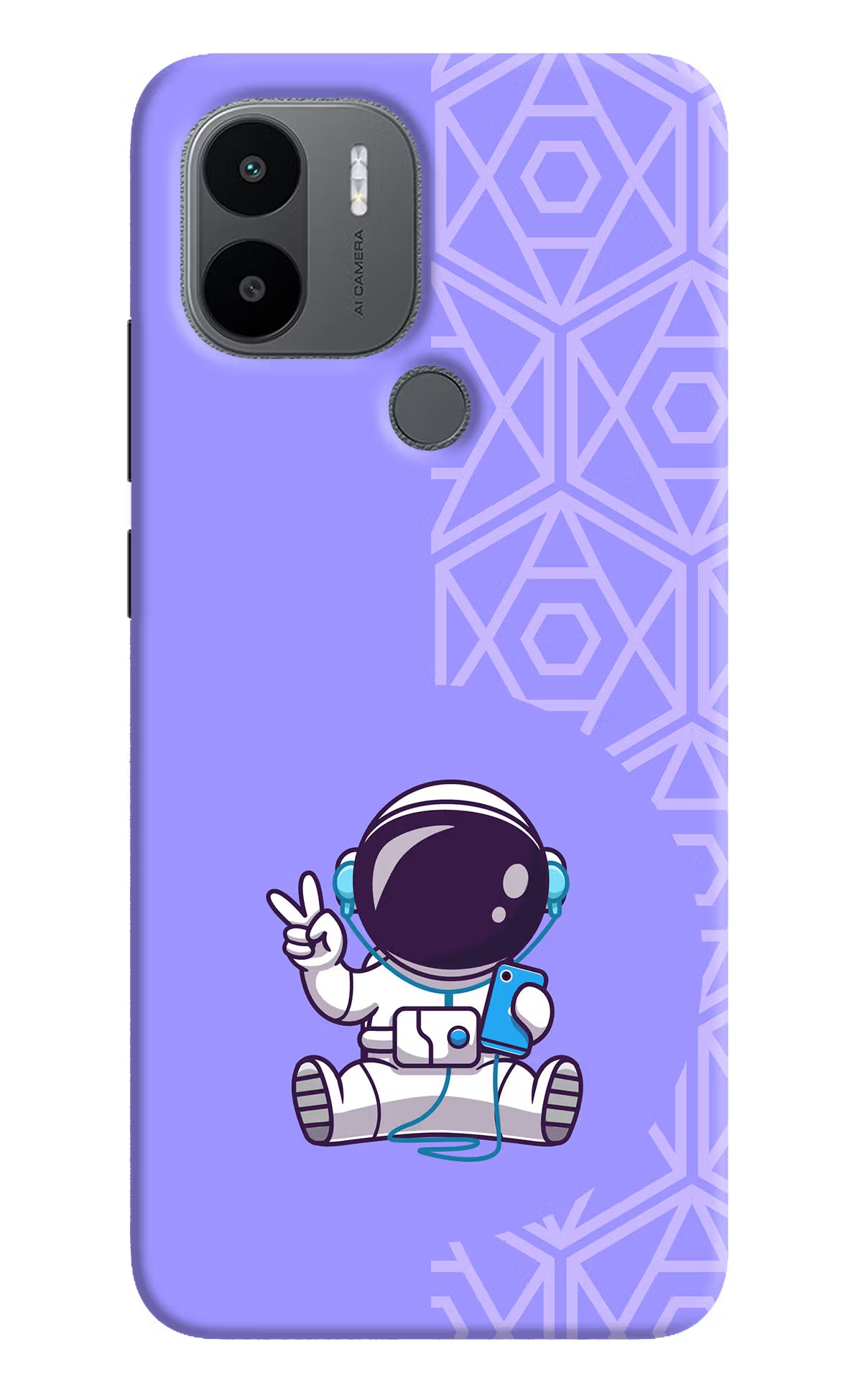 Cute Astronaut Chilling Redmi A1+/A2+ Back Cover