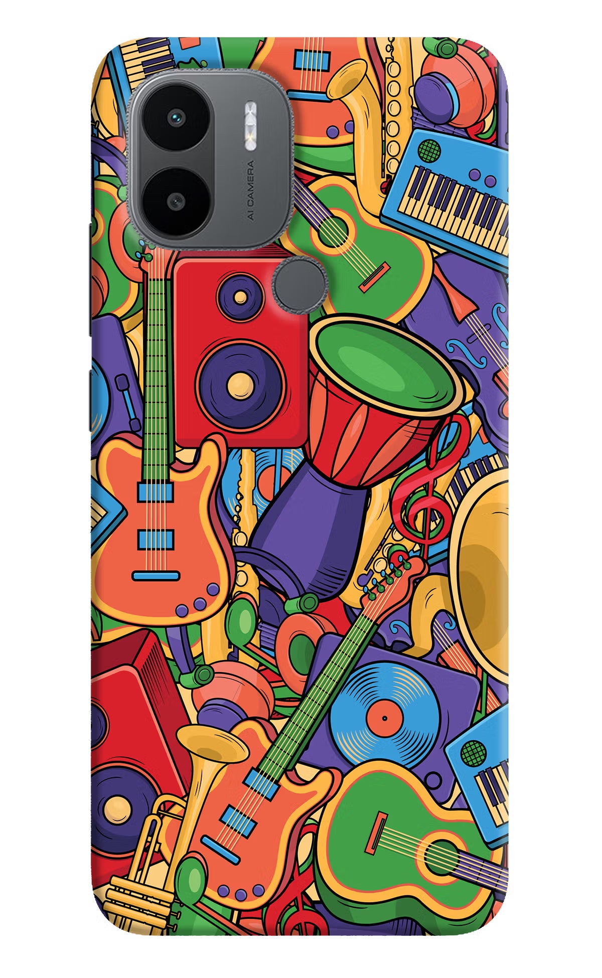 Music Instrument Doodle Redmi A1+/A2+ Back Cover