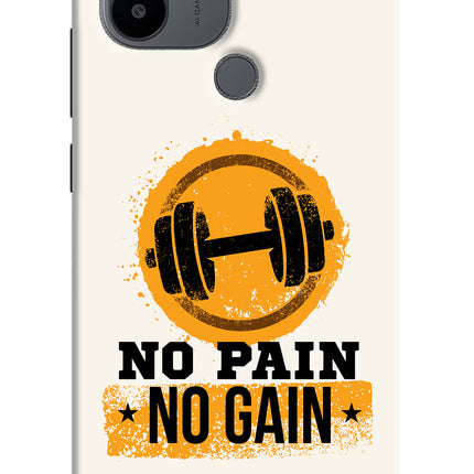 No Pain No Gain Redmi A1+/A2+ Back Cover