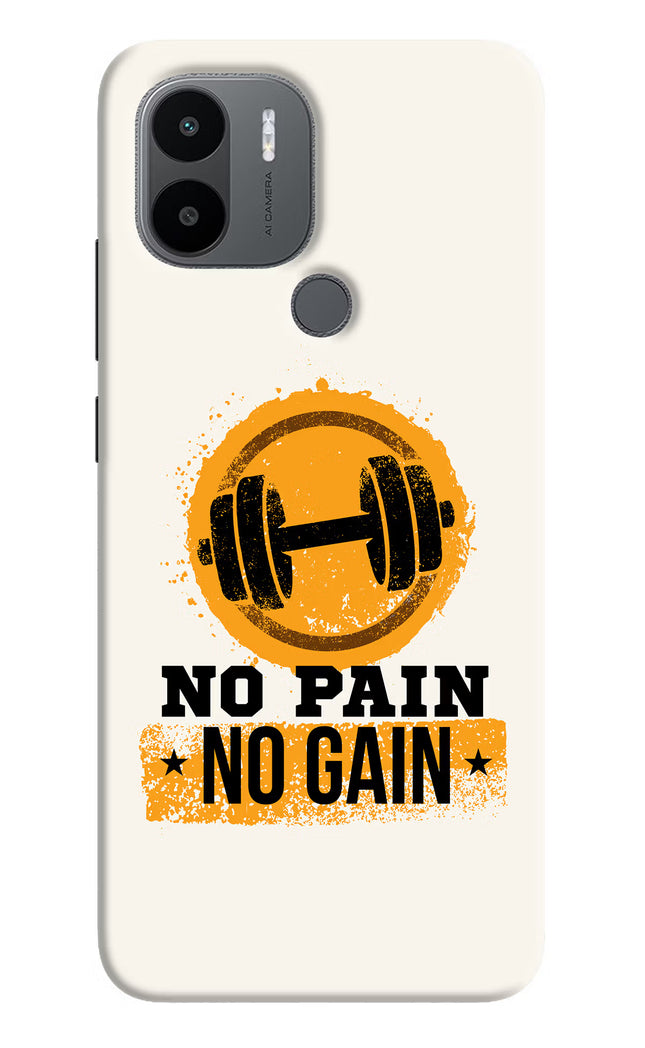 No Pain No Gain Redmi A1+/A2+ Back Cover