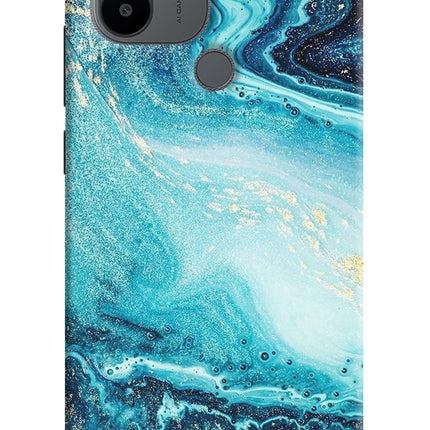 Blue Glitter Marble Redmi A1+/A2+ Back Cover