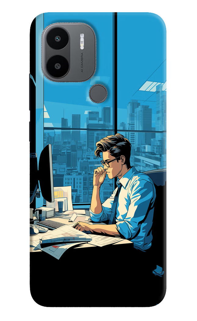 Focused Hustler (AI Generated) Redmi A1+/A2+ Back Cover