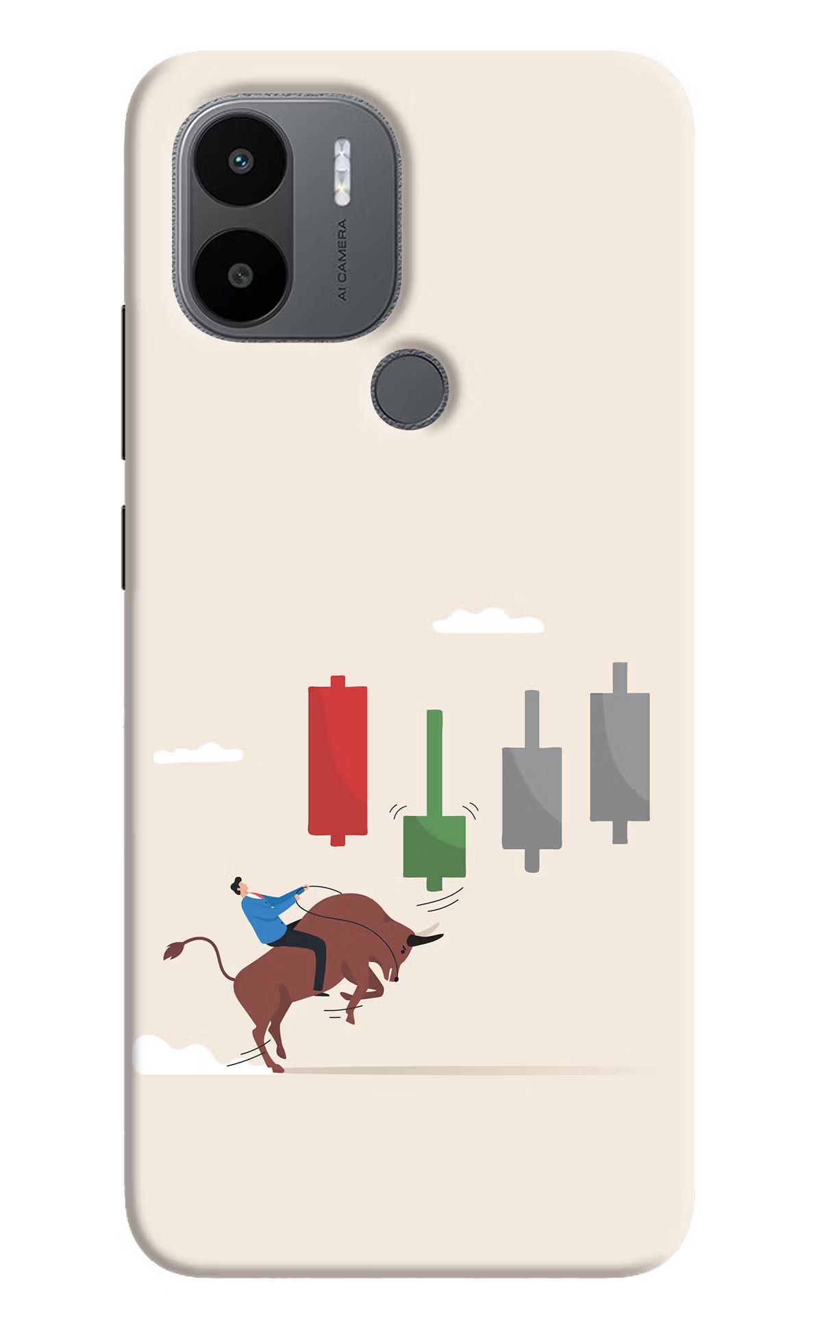 Bull Trading Momentum Redmi A1+/A2+ Back Cover