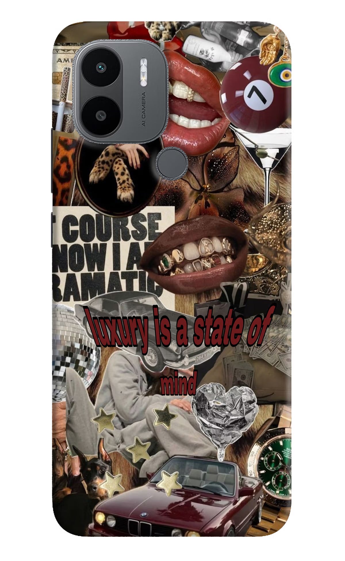 Luxury Redmi A1+/A2+ Back Cover