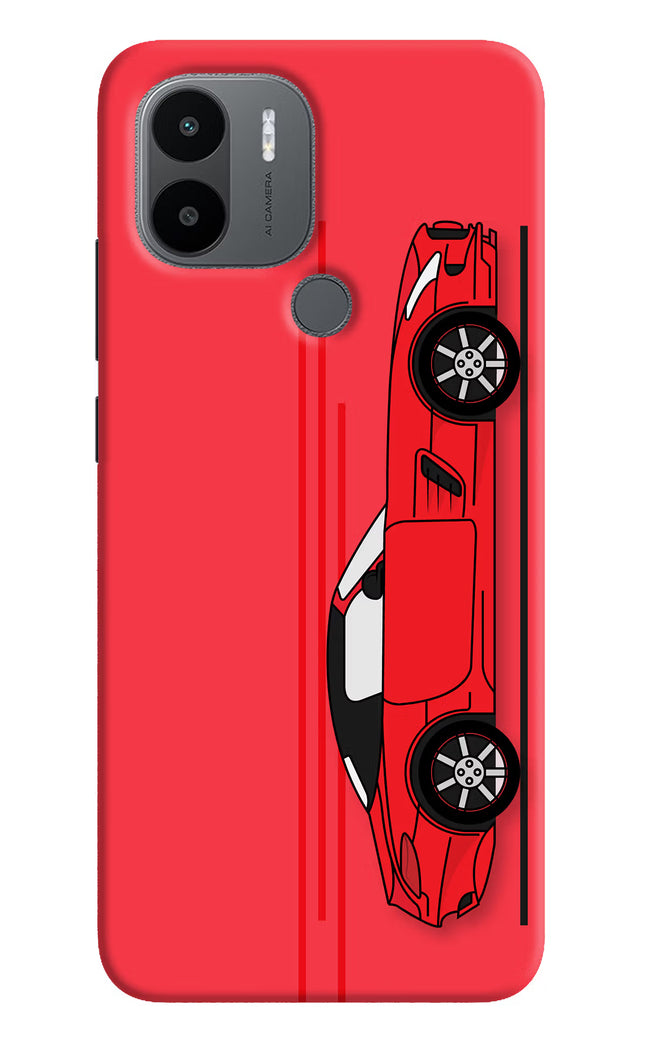 Red Velocity Redmi A1+/A2+ Back Cover