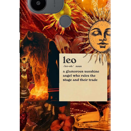 Leo Zodiac Redmi A1+/A2+ Hard Case Back Cover by Casekaro