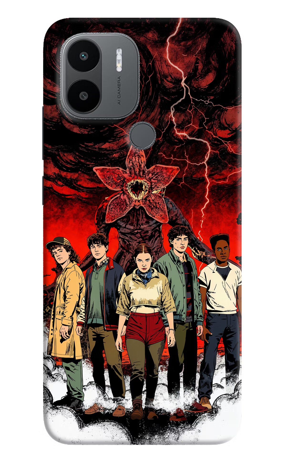 Ordinary Things Characters Redmi A1+/A2+ Hard Case Back Cover by Casekaro