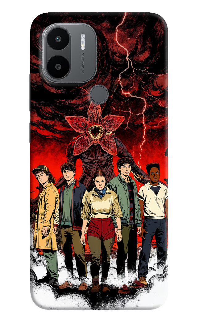 Ordinary Things Characters Redmi A1+/A2+ Hard Case Back Cover by Casekaro