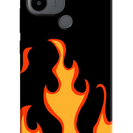 Fired Up – Black Redmi A1+/A2+ Hard Case Back Cover by Casekaro