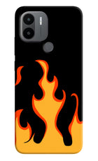 Fired Up – Black Redmi A1+/A2+ Hard Case Back Cover by Casekaro